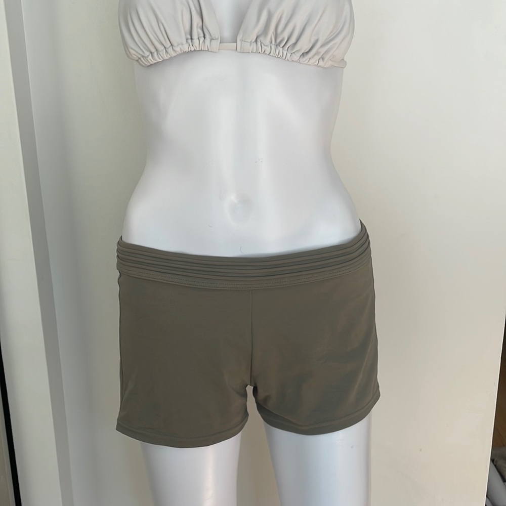 La Perla Swim Bottom, Army Green, Size L